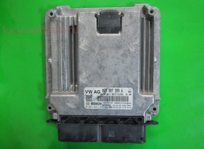 ECU Audi A5 2.0 06N907309A 0261S21715 MG1CS031 H80