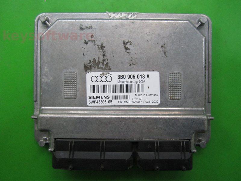 ECU Audi A4 1.6 3B0906018A 5WP43306 SIMOS 3.4