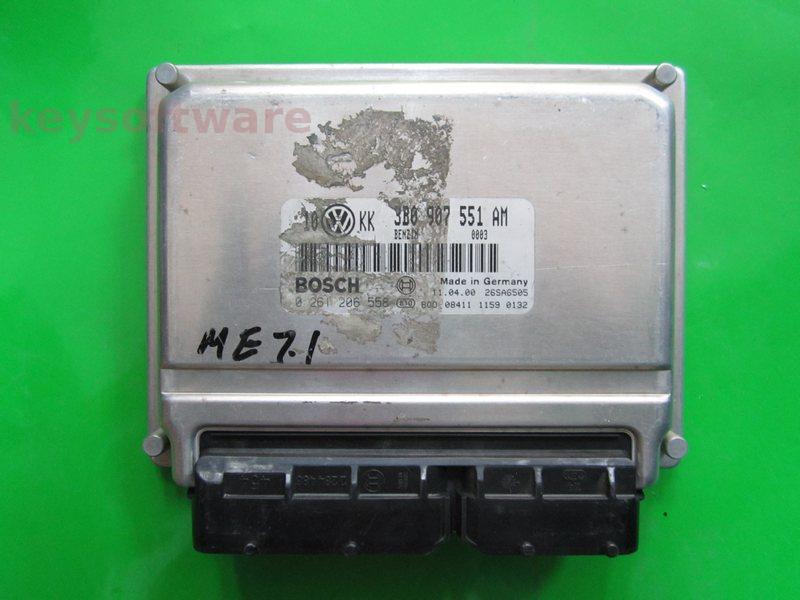 ECU Audi A4 2.8 3B0907551AM 0261206558 ME7.1 ATX