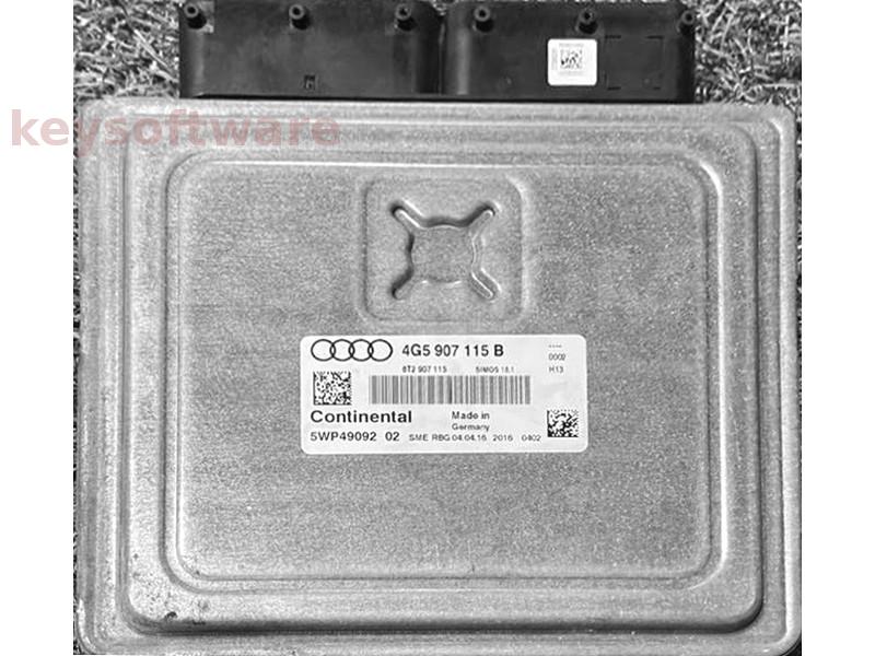 ECU Audi A6 2.0 4G5907115B 5WP49092 SIMOS 18.1 H13