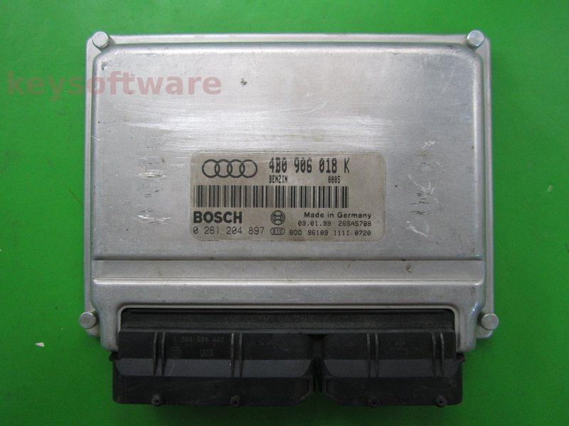 ECU Audi A4 1.8 4B0906018K 0261204897 ME7.5 ANB