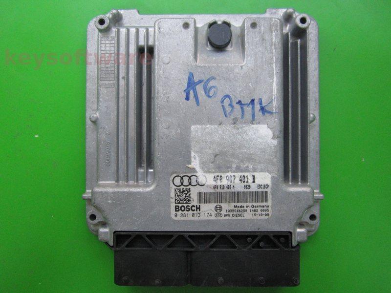 ECU Audi A6 3.0TDI 4F0907401B 0281013174 EDC16CP34