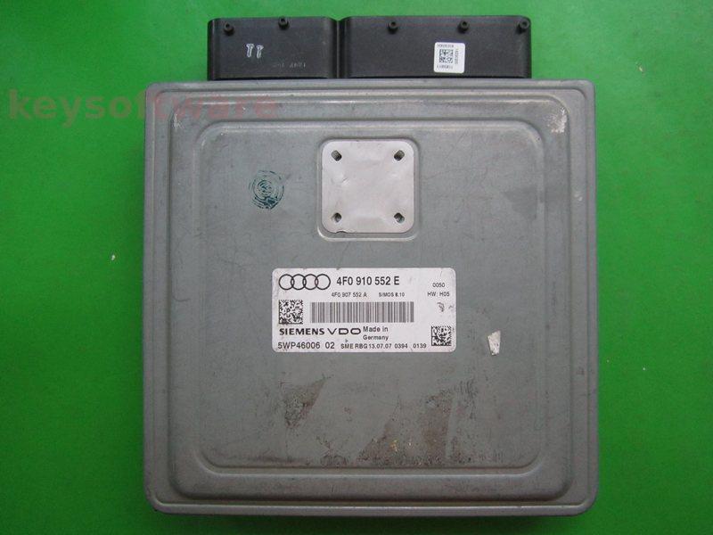 ECU Audi A6 2.8 4F0910552E 5WP46006 SIMOS 8.10