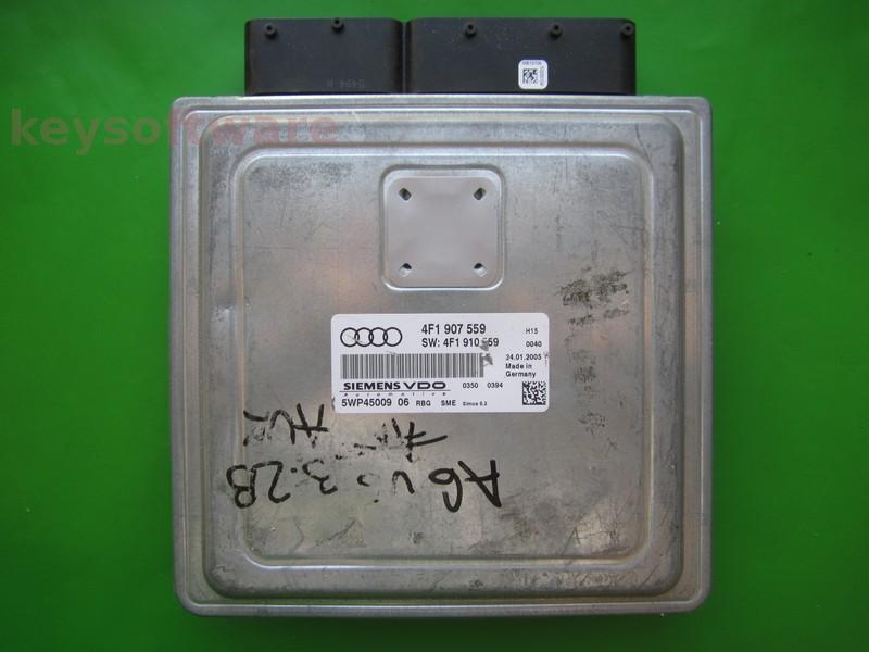 ECU Audi A6 3.2 4F1907559 5WP45009 SIMOS 6.2 H15
