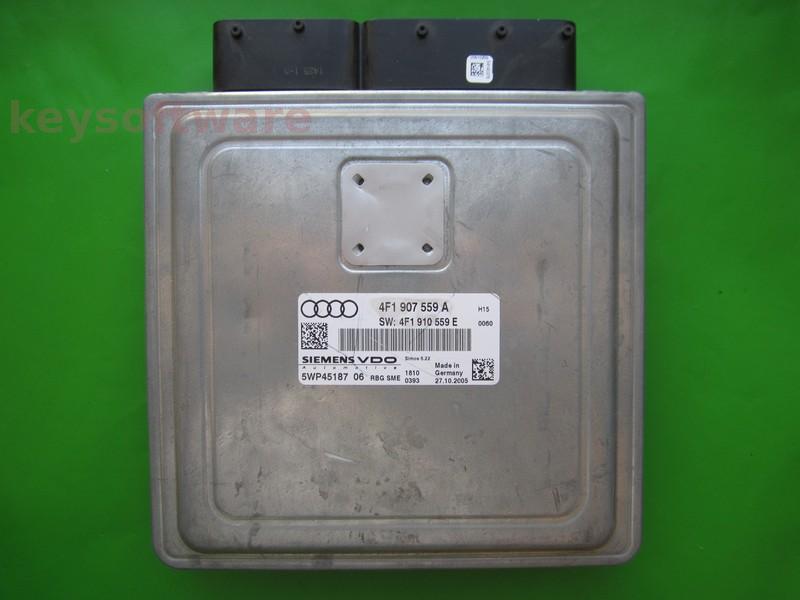 ECU Audi A6 3.2 4F1907559A 5WP45187 SIMOS 6.22 H15