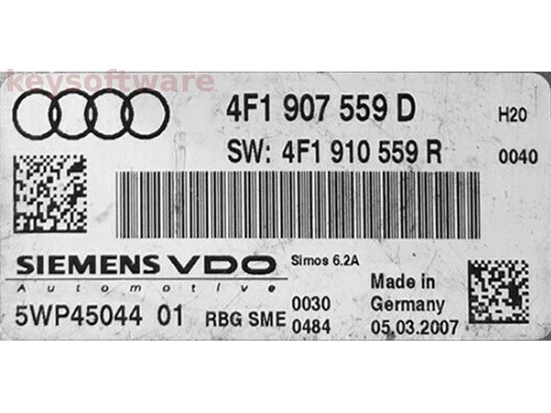 ECU Audi A6 3.2 4F1907559D 5WP45044 SIMOS 6.2A