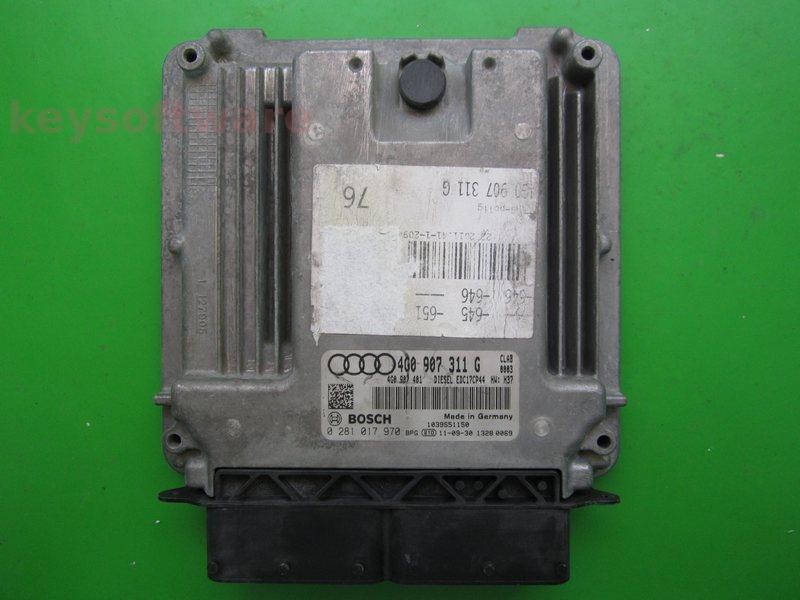 ECU Audi A7 3.0TDI 4G0907311G 0281017970 EDC17CP44 CLAB H37