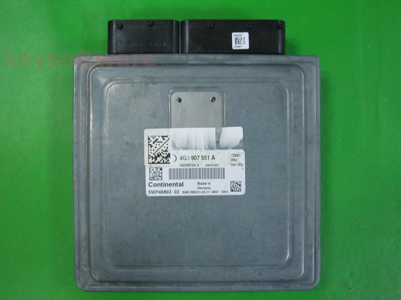 ECU Audi A6 3.0 4G0907551A 5WP46893 SIMOS 8.51 CGXB H05