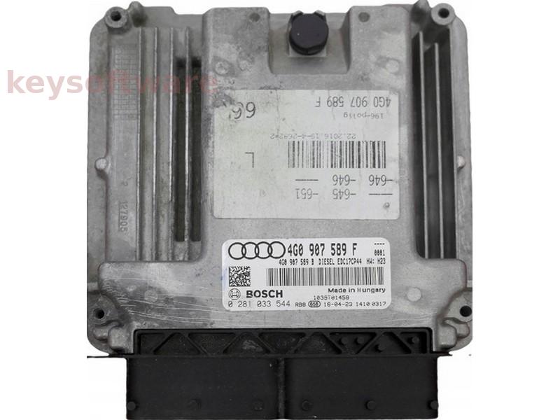 ECU Audi A7 3.0TDI 4G0907589F 0281033544 EDC17CP44
