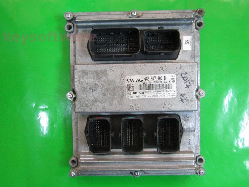 ECU Audi A7 3.0TDI 4G2907401B 0281031729 EDC17CP54 CRTD H35