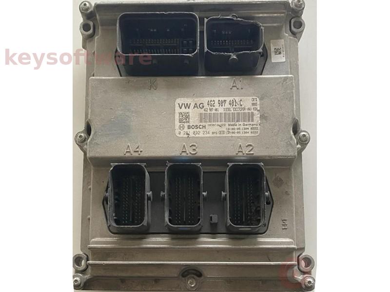 ECU Audi A7 3.0TDI 4G2907401C 0281032234 EDC17CP54 CRTD {