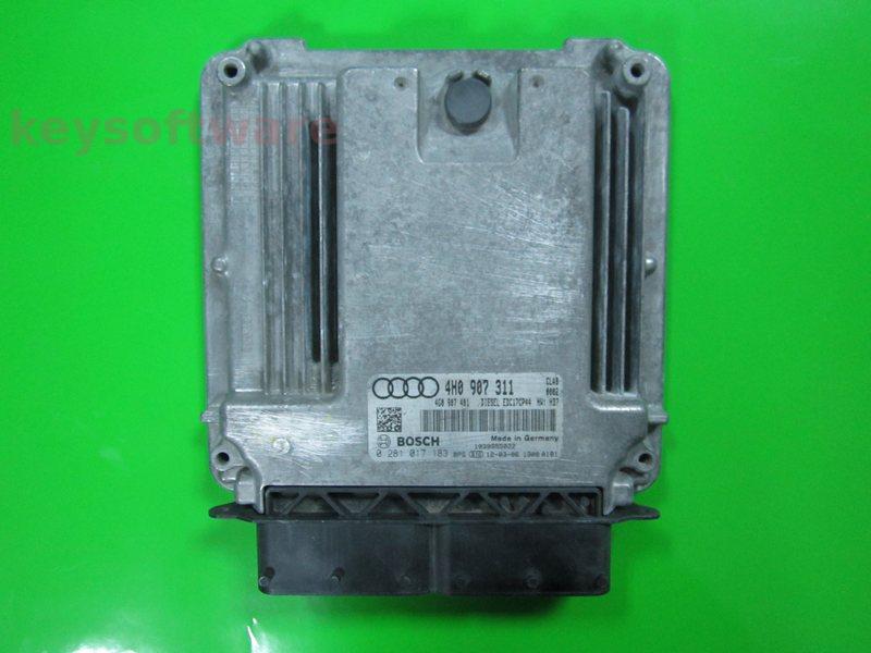 ECU Audi A8 3.0TDI 4H0907311 0281017183 EDC17CP44 CLAB H37