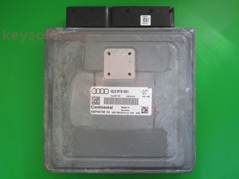 ECU Audi Q7 3.0 4L0910551 5WP46748 SIMOS 8.32 CJTC