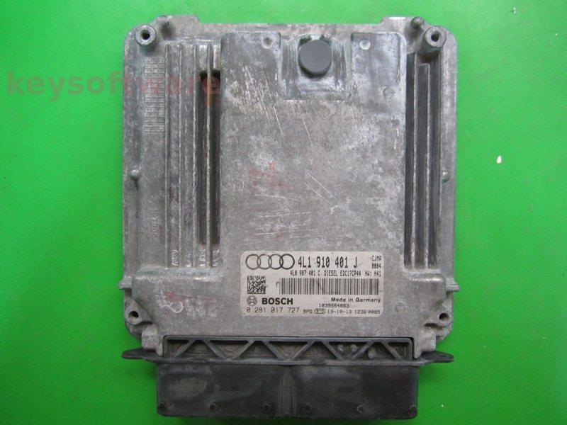 ECU Audi Q7 3.0TDI 4L1910401J 0281017727 EDC17CP44 CJMA H41 +