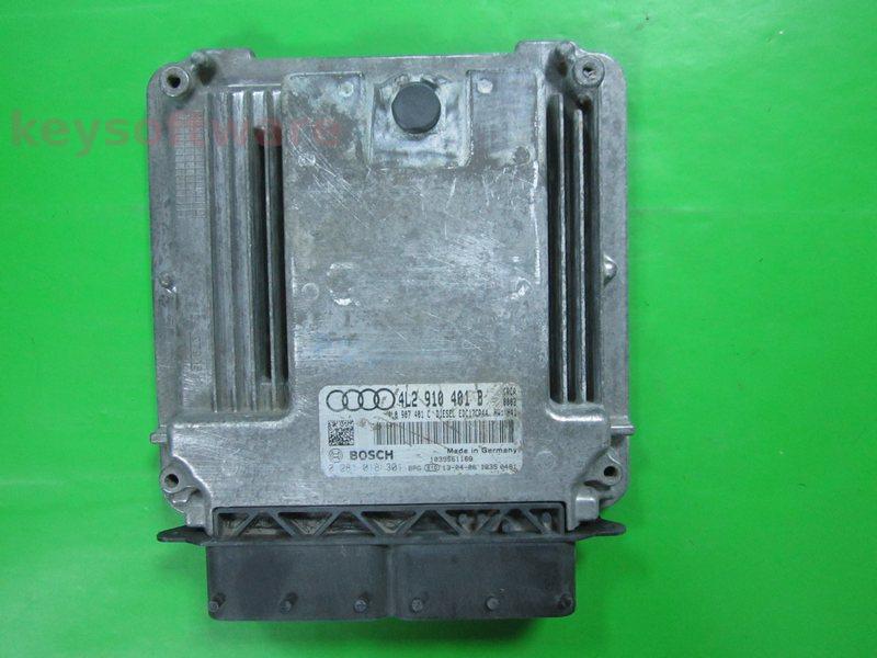ECU Audi Q7 3.0TDI 4L2910401B 0281018301 EDC17CP44 CRCA H41