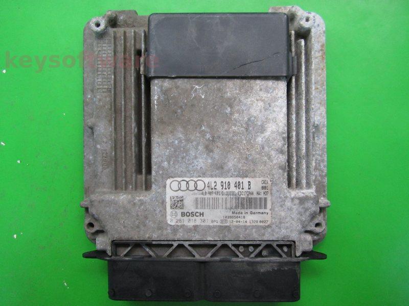 ECU Audi Q7 3.0TDI 4L2910401B 0281018301 EDC17CP44 CRCA  H37+