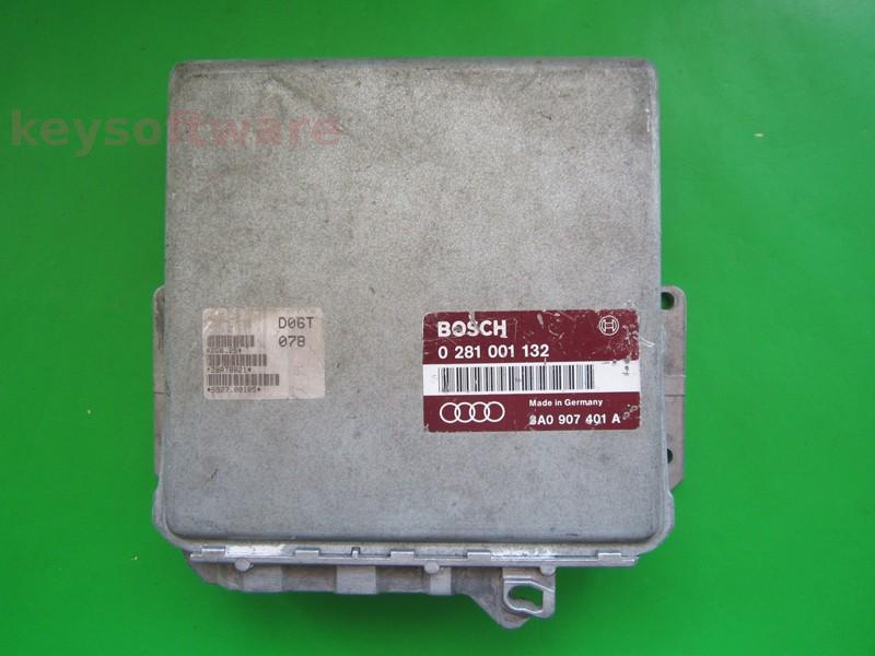 ECU Audi 80 1.9TDI 8A0907401A 0281001132 EDC1.2.6