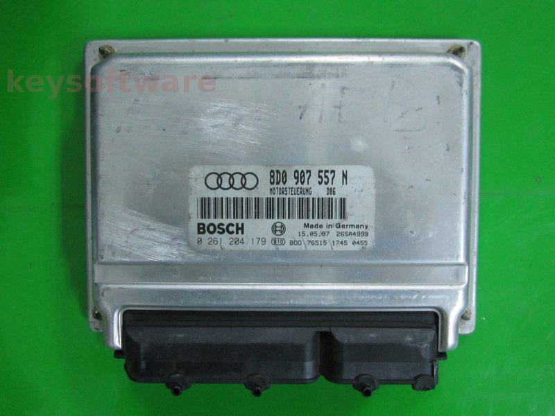 ECU Audi A4 1.8 8D0907557N 0261204179 M5.9.2
