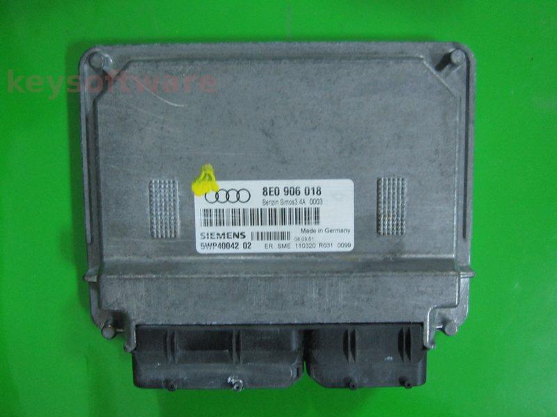ECU Audi A4 1.6 8E0906018 5WP40042 SIMOS 3.4A