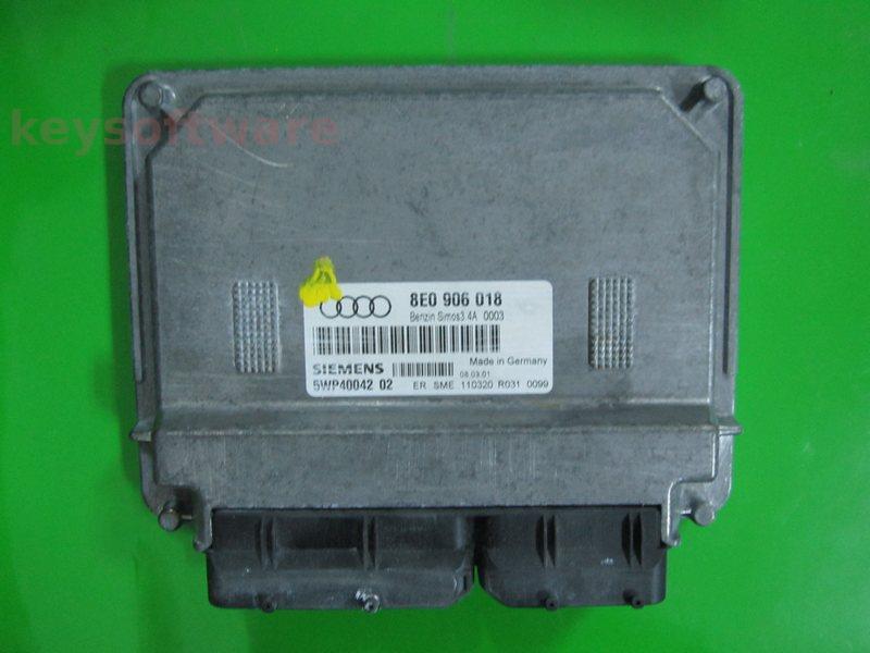 ECU Audi A4 1.6 8E0906018 5WP40042 SIMOS 3.4A {