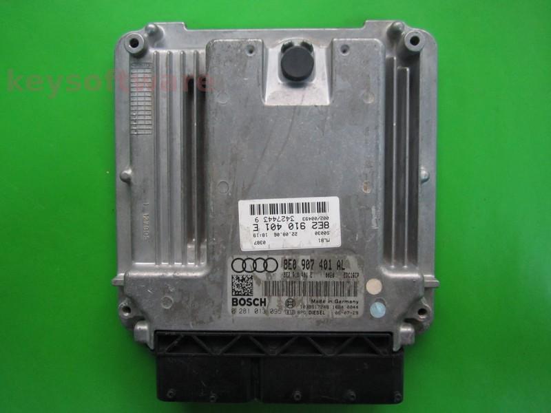 ECU Audi A4 2.7TDI 8E0907401AL 0281013095 EDC16CP34 BPP {
