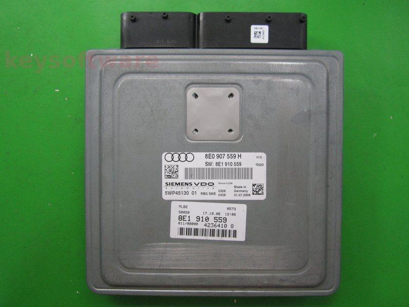 ECU Audi A4 3.2 8E0907559H 5WP45130 SIMOS 6.23A H19