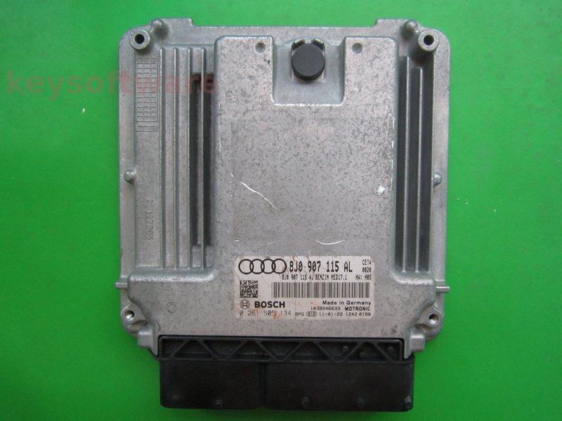 ECU Audi TT 2.0 8J0907115AL 0261S05134 MED17.1 CETA H05