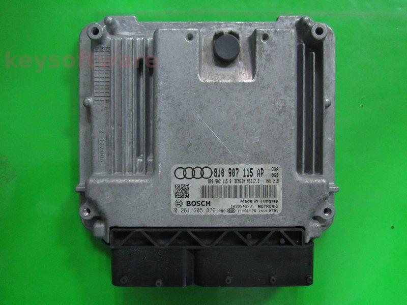 ECU Audi TT 1.8 8J0907115AP 0261S05879 MED17.5 CDAA H18