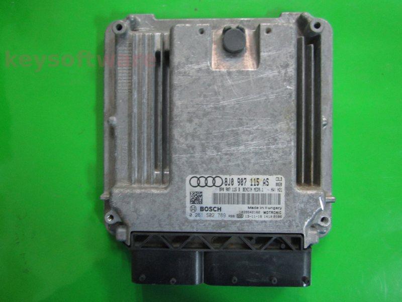 ECU Audi TT 2.0 8J0907115AS 0261S02769 MED9.1 CDLB H21