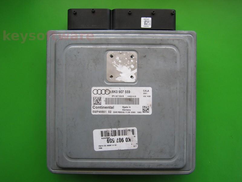 ECU Audi A4 3.2 8K0907559 5WP46651 SIMOS 8.22