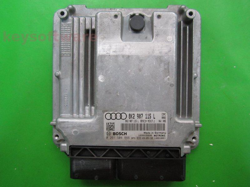 ECU Audi A4 2.0 8K2907115L 0261S04866 MED17.1 CDNC H05