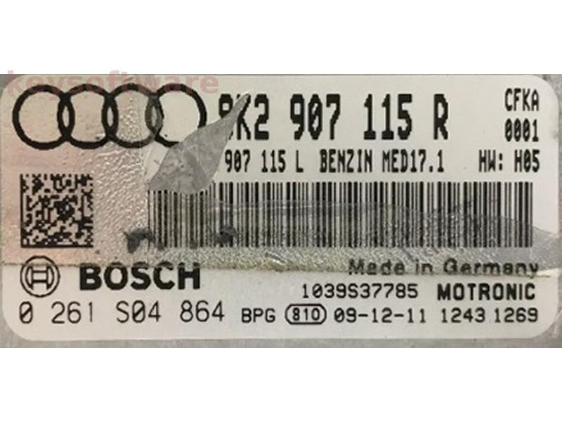 ECU Audi A4 2.0 8K2907115R 0261S04864 MED17.1 CFKA H05 {