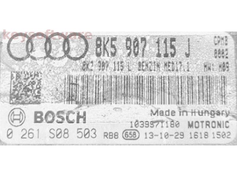 ECU Audi A4 2.0 8K5907115J 0261S08503 MED17.1 CPMB H09 {