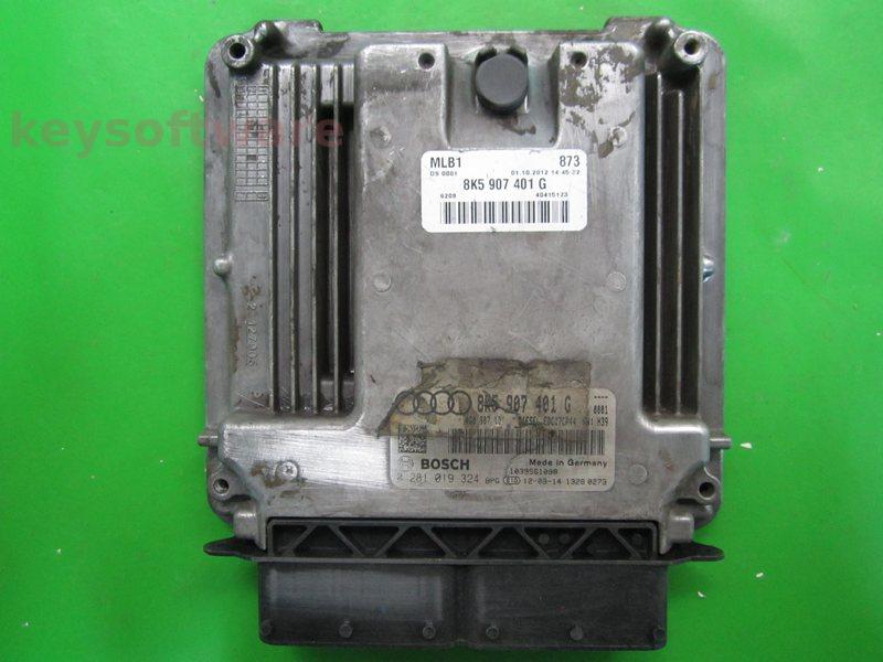 ECU Audi Q5 3.0TDI 8K5907401G 0281019324 EDC17CP44 H39