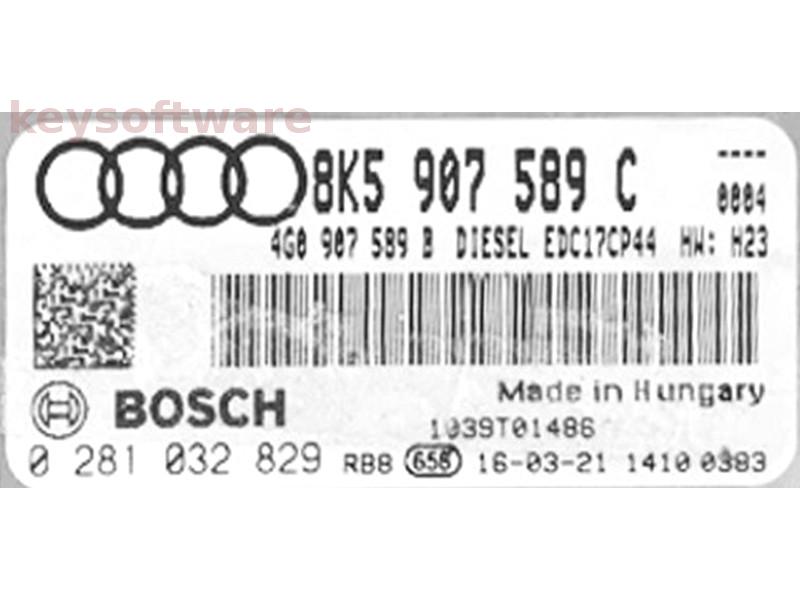 ECU Audi SQ5 3.0 TDI 8K5907589C 0281032829 EDC17CP44 H23 {