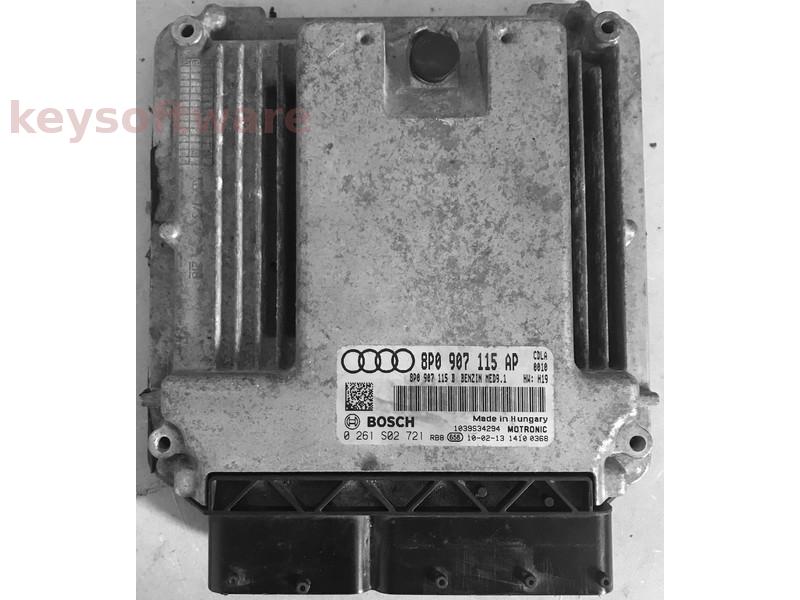 ECU Audi S3 2.0 8P0907115AP 0261S02721 MED9.1 CDLA {