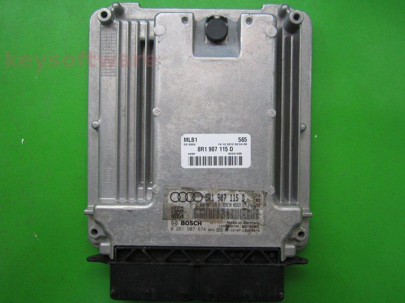 ECU Audi Q5 2.0 8R1907115D 0261S07674 MED17.1.1 CHJA H57
