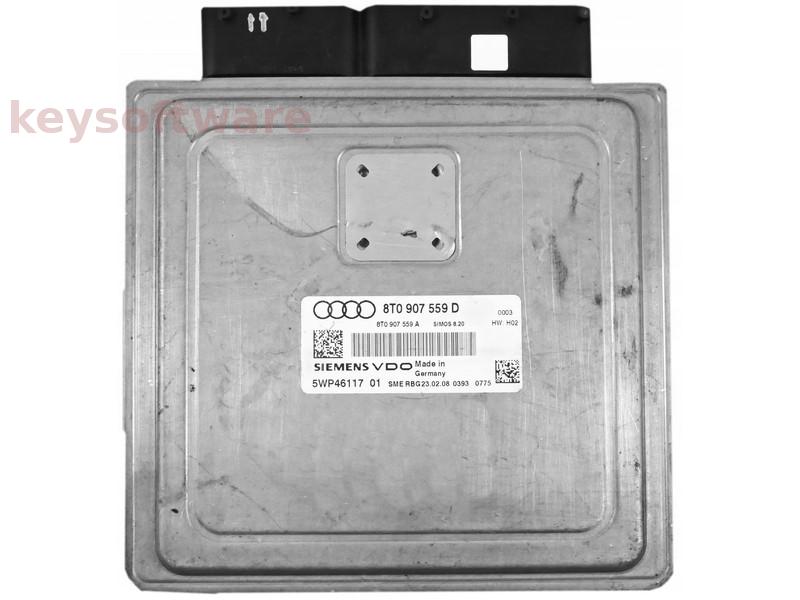 ECU Audi A4 3.2 8T0907559D 5WP46117 SIMOS 8.20 {