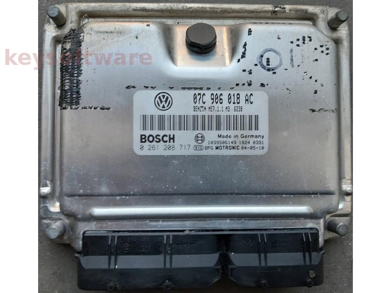 ECU Bentley Continental 6.0 07C906018AC 0261208717 ME7.1.1 {