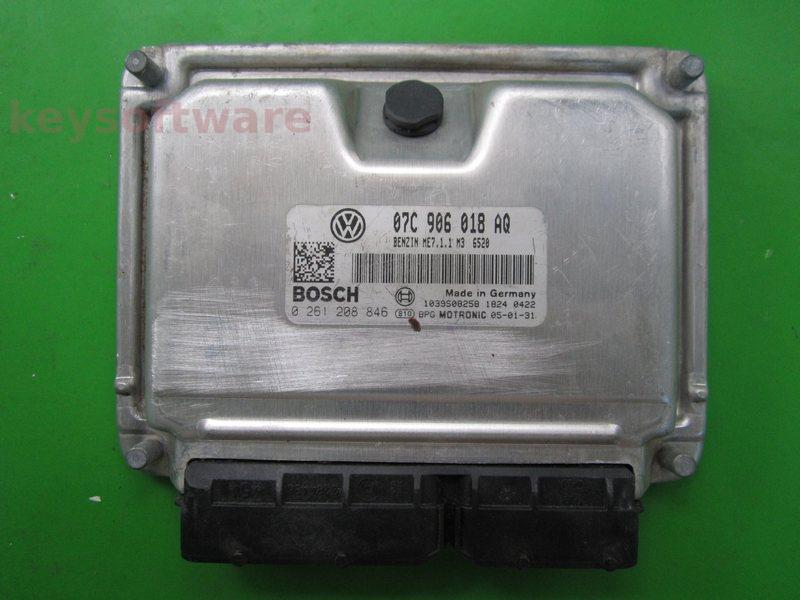 ECU Bentley GT2006 07C906018AQ 0261208846 ME7.1.1