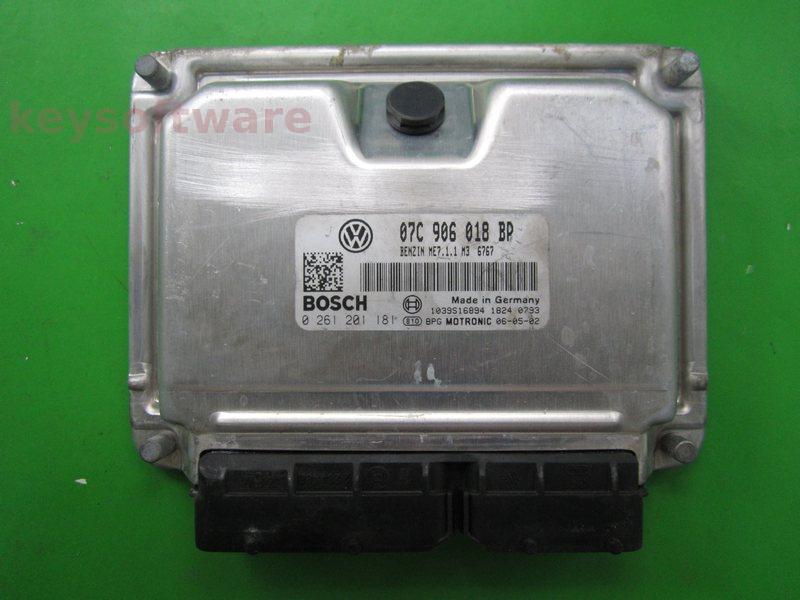 ECU Bentley GT6000 07C906018BP 0261201181 ME7.1.1