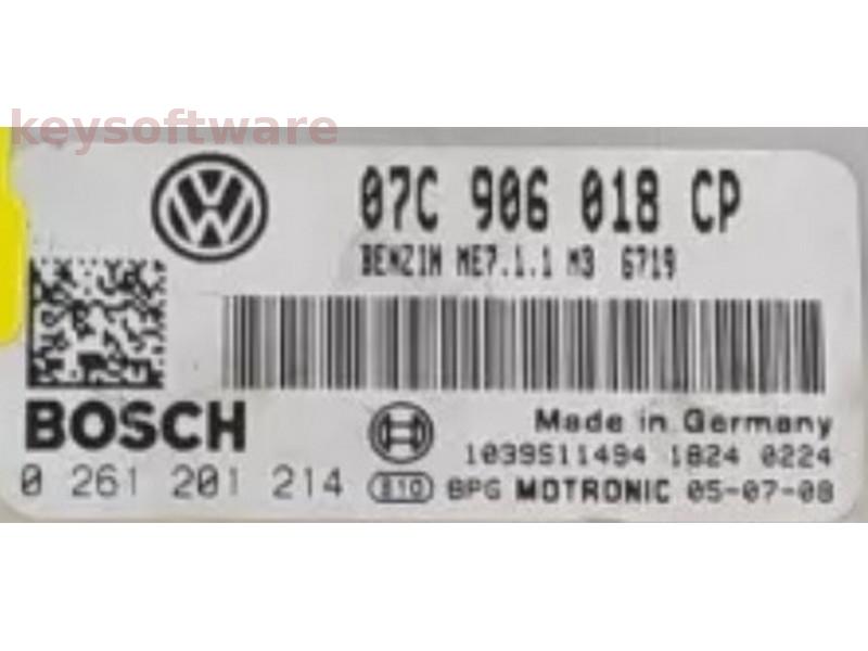 ECU Bentley Continental 6.0 07C906018CP 0261201214 ME7.1.1 {