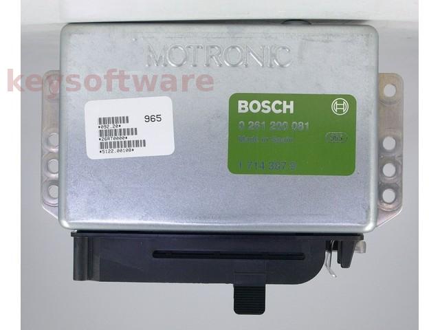 ECU Bmw 325 17143879 0261200081 ML3.3 E30 {