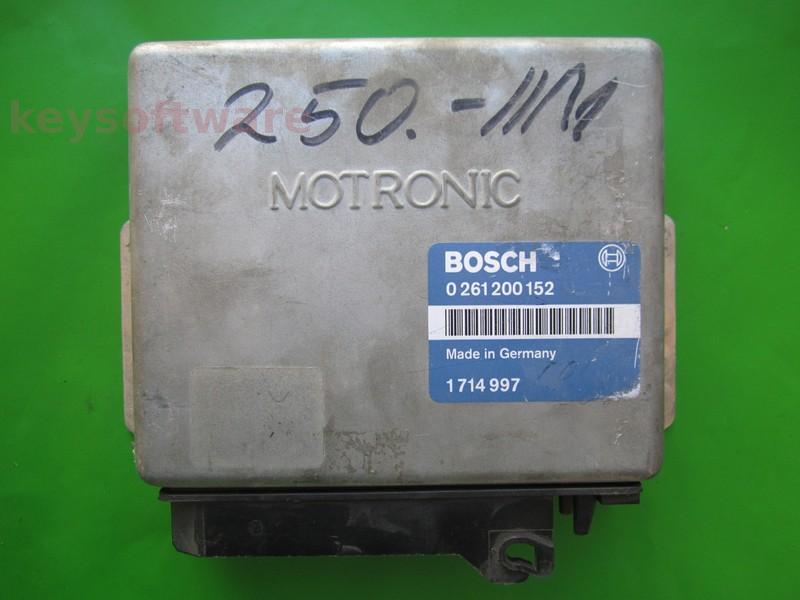 ECU Bmw 320 1714997 0261200152 M1.1 E30