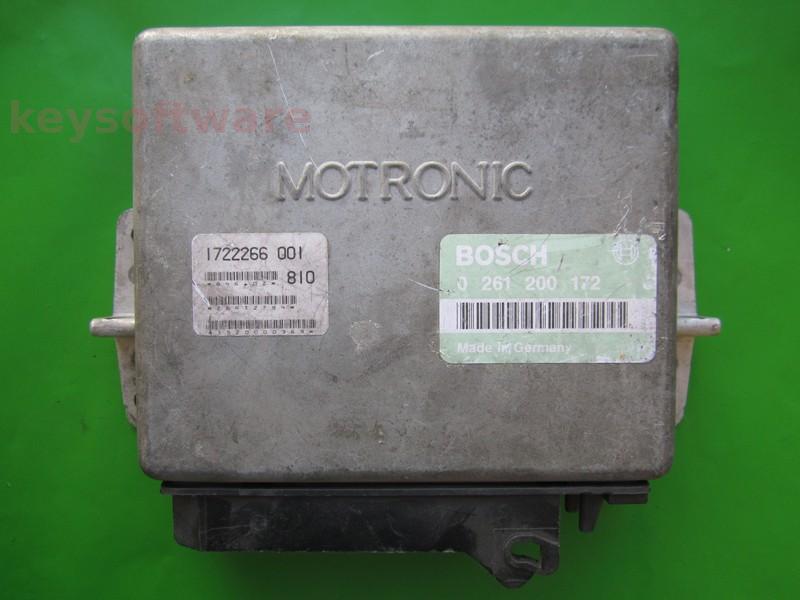ECU Bmw 320 1722266 0261200172 M1.3 E30
