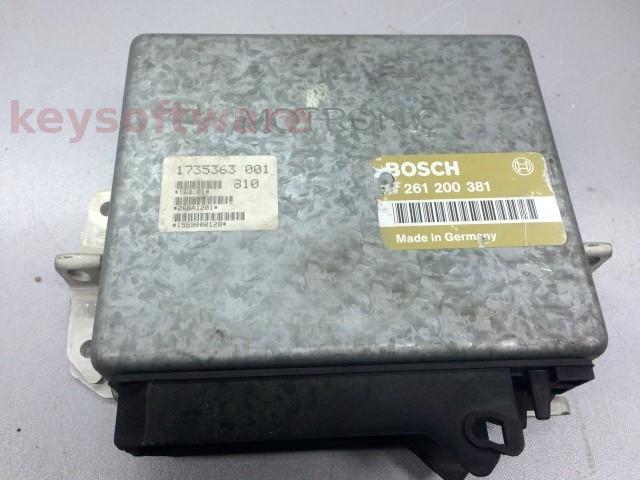 ECU Bmw 320 1735363 0261200381 M1.3 E30 {