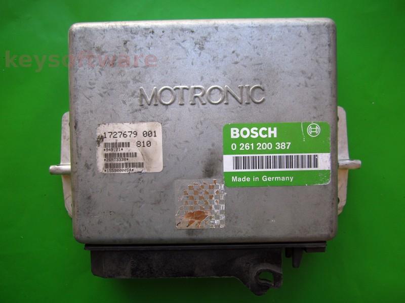 ECU Bmw 318 1727679 0261200387 M1.3 E30