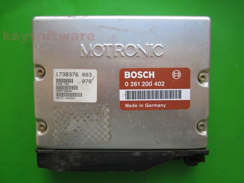ECU Bmw 320 1738376 0261200402 M3.1 E36