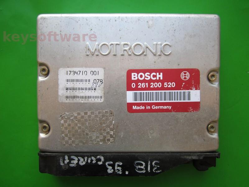 ECU Bmw 318 1734710 0261200520 M1.7 E36