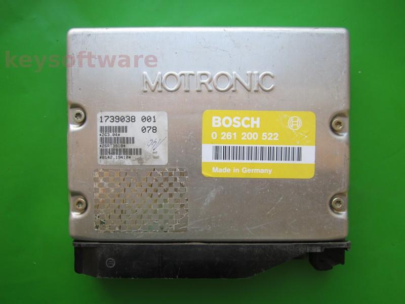 ECU Bmw 316 1739038 0261200522 M1.7 E36